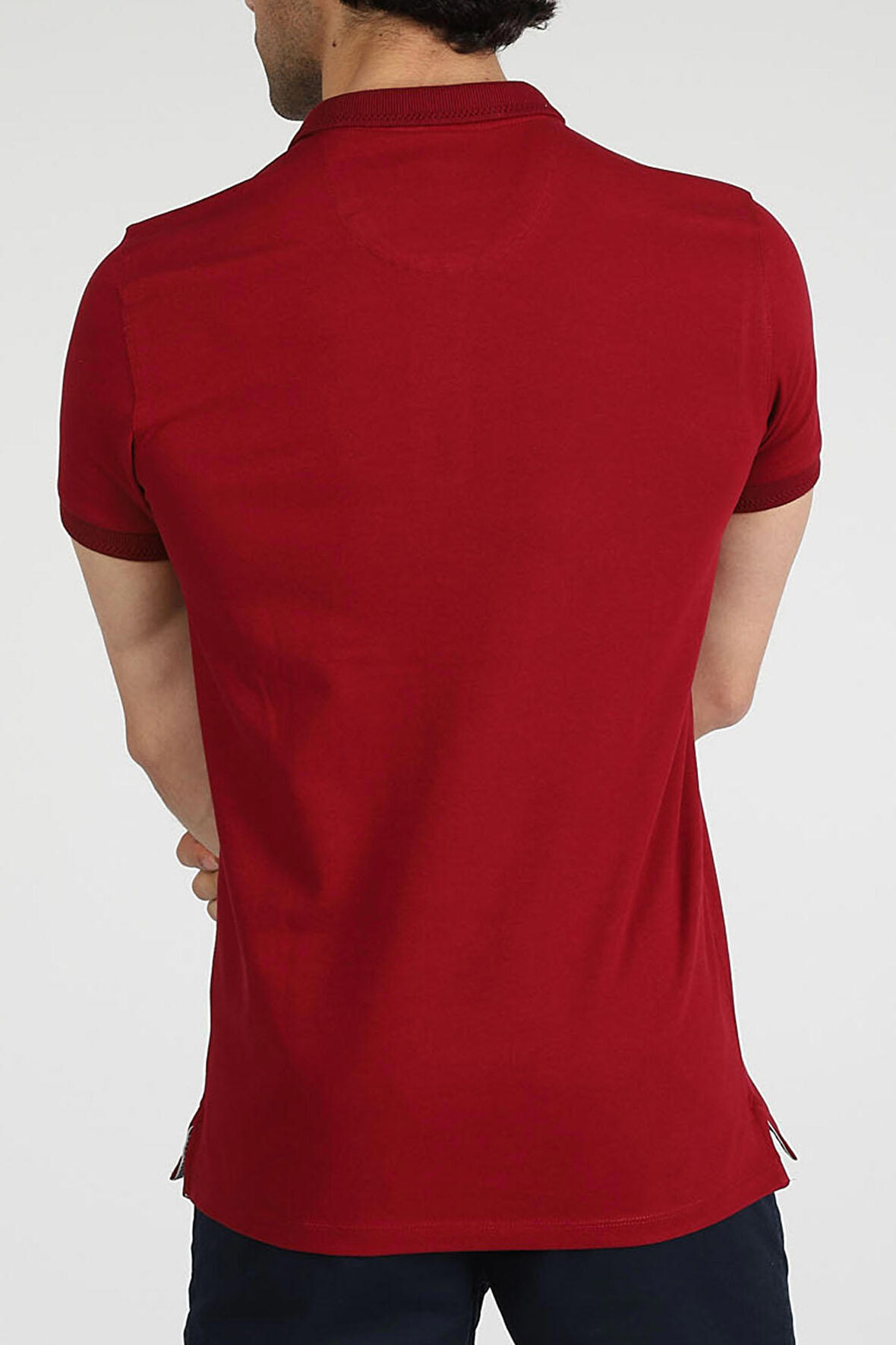 Adam Boxes Polo Yaka T-shirt Neo-Essential - Bordo