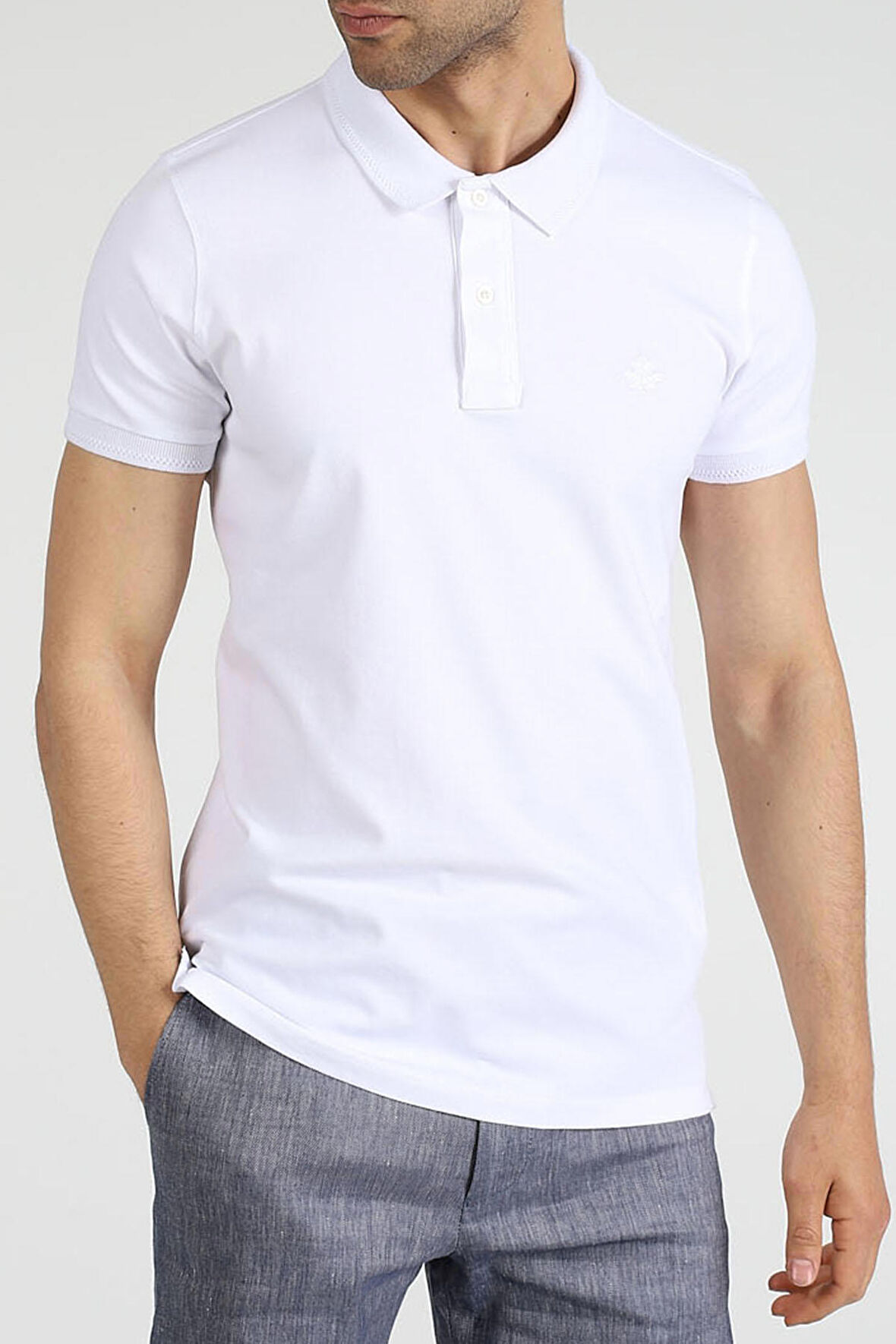 Adam Boxes Polo Yaka T-shirt Neo-Tune - Beyaz