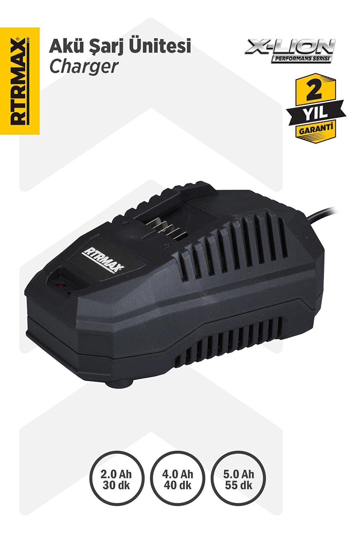 RTX1809 Akü Hızlı Şarj Cihazı/Ünitesi 18V 4.5 A X-Lion