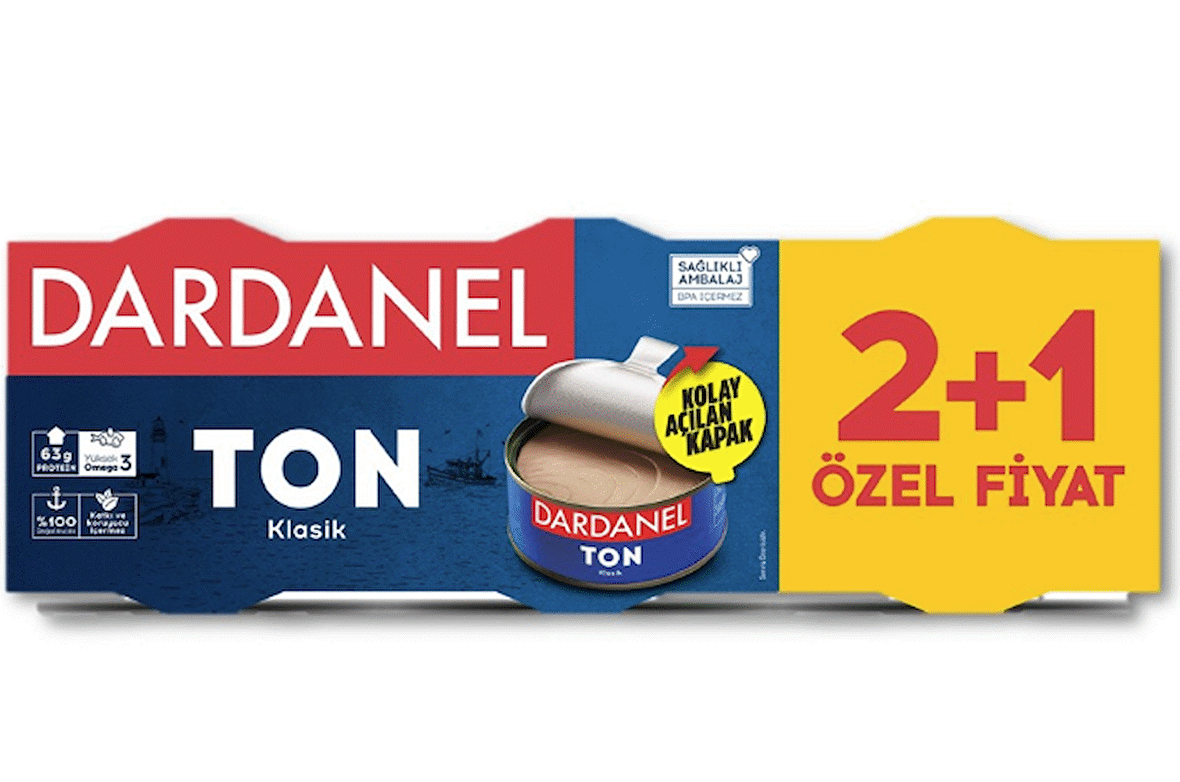 Dardanel Klasik Ton Balığı 3x140 gr