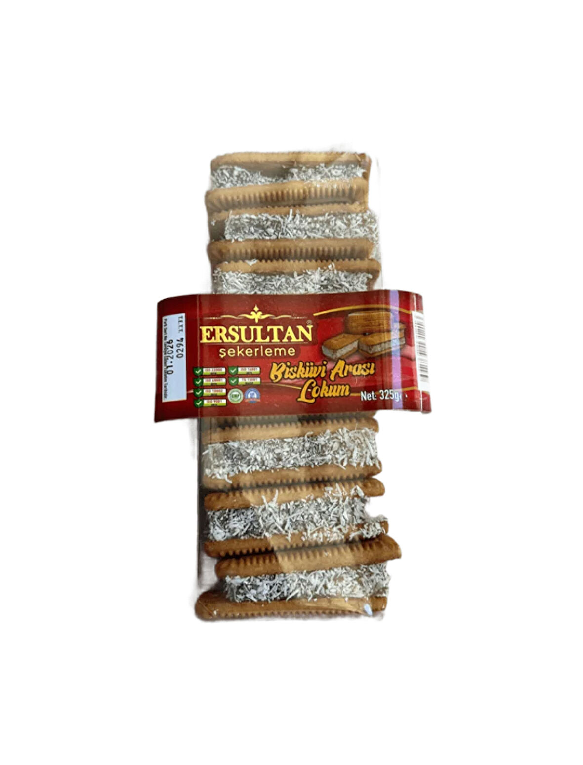 Bisküvi Arası Güllü Lokum 325 gr.