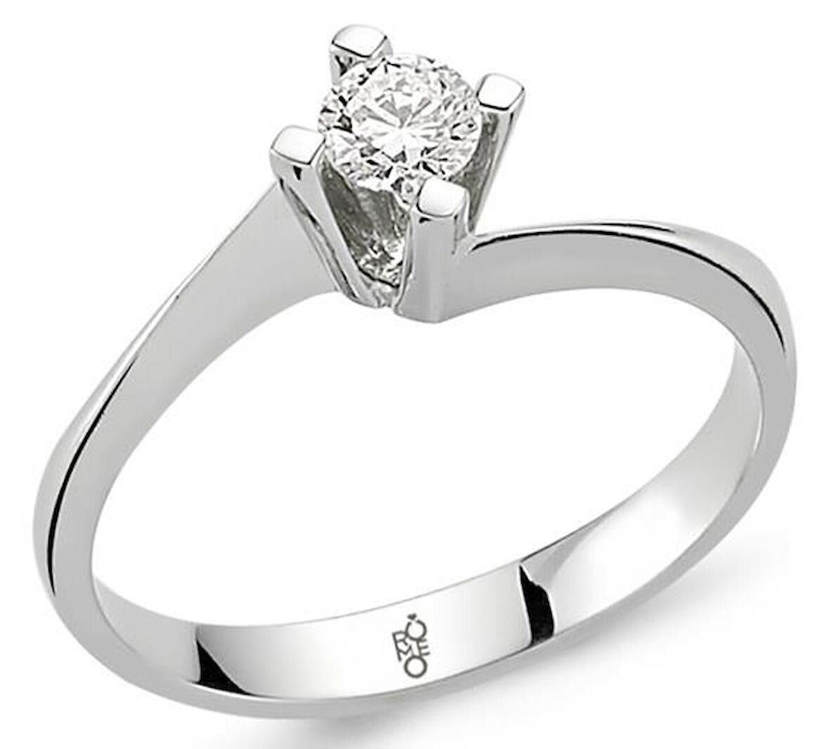 0.20 Ct Tektaş Pırlanta  Yüzük RM-1015