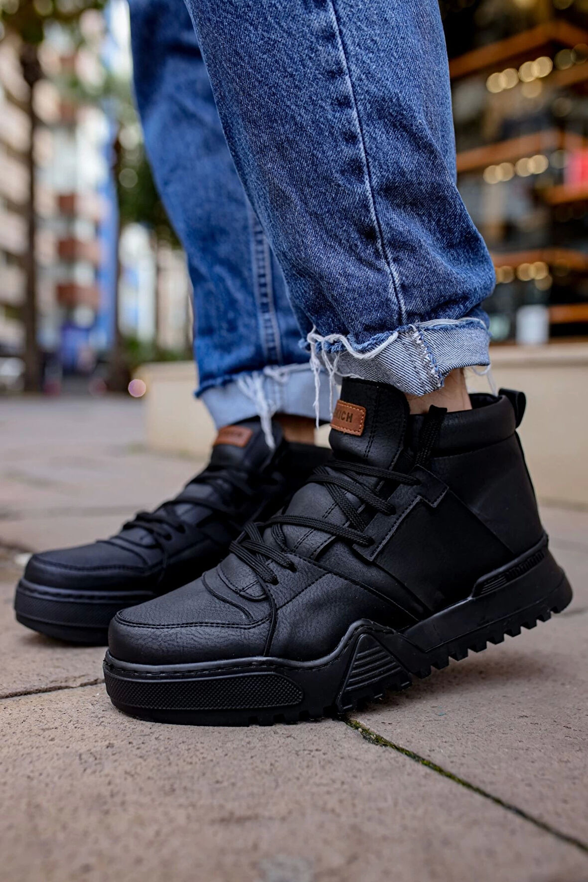 CH057 GSST Ghost Line Erkek Bot SIYAH/SIYAH