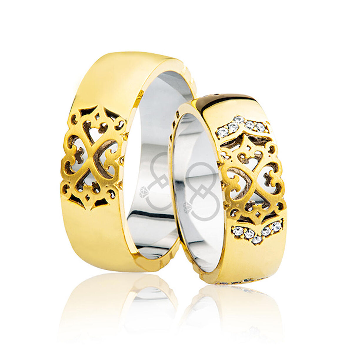 Lazer Kesim Altın Alyans 0205-3