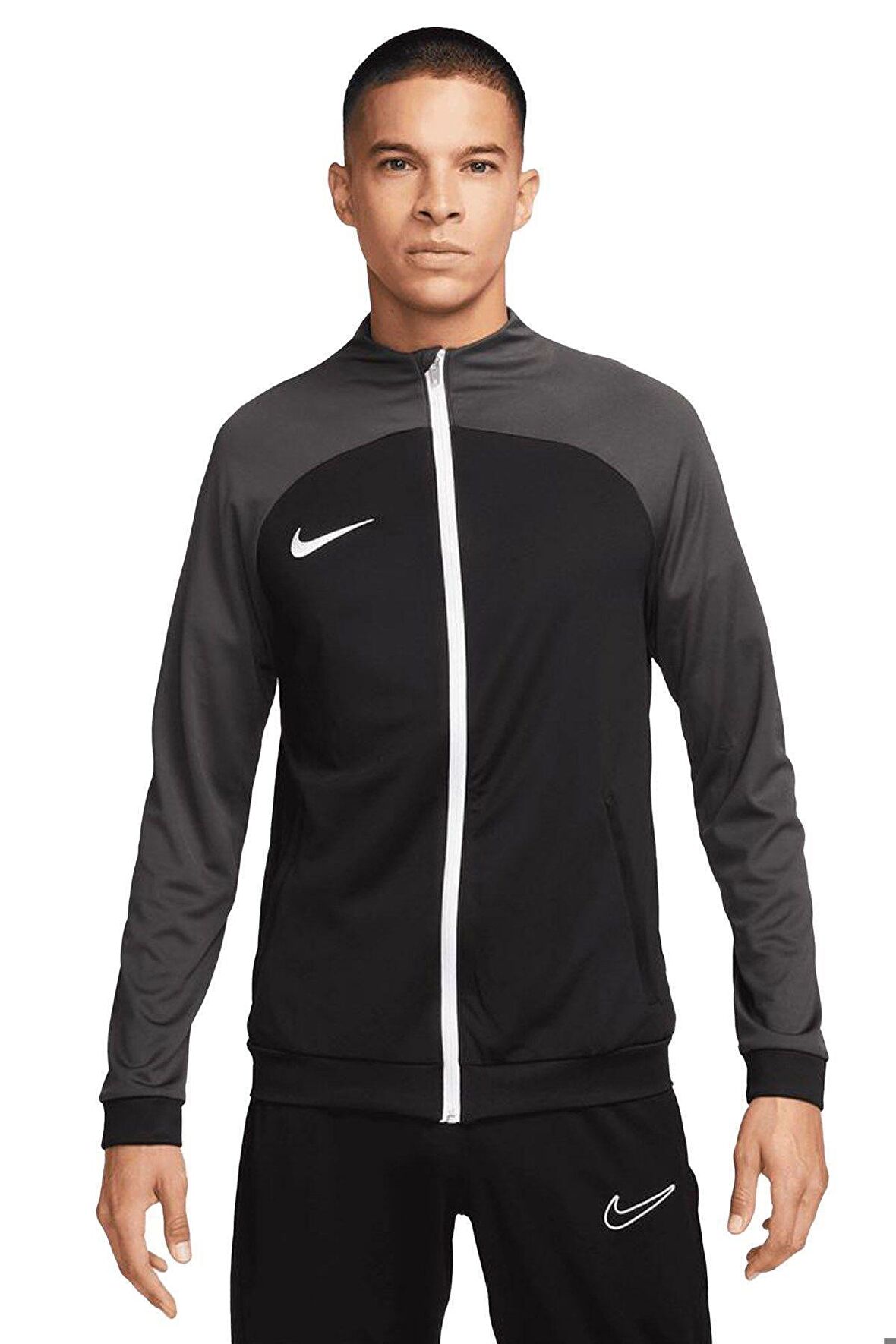 Dri-fit Acdpr Erkek Siyah Gri Futbol Antrenman Ceket Vodh9234-011
