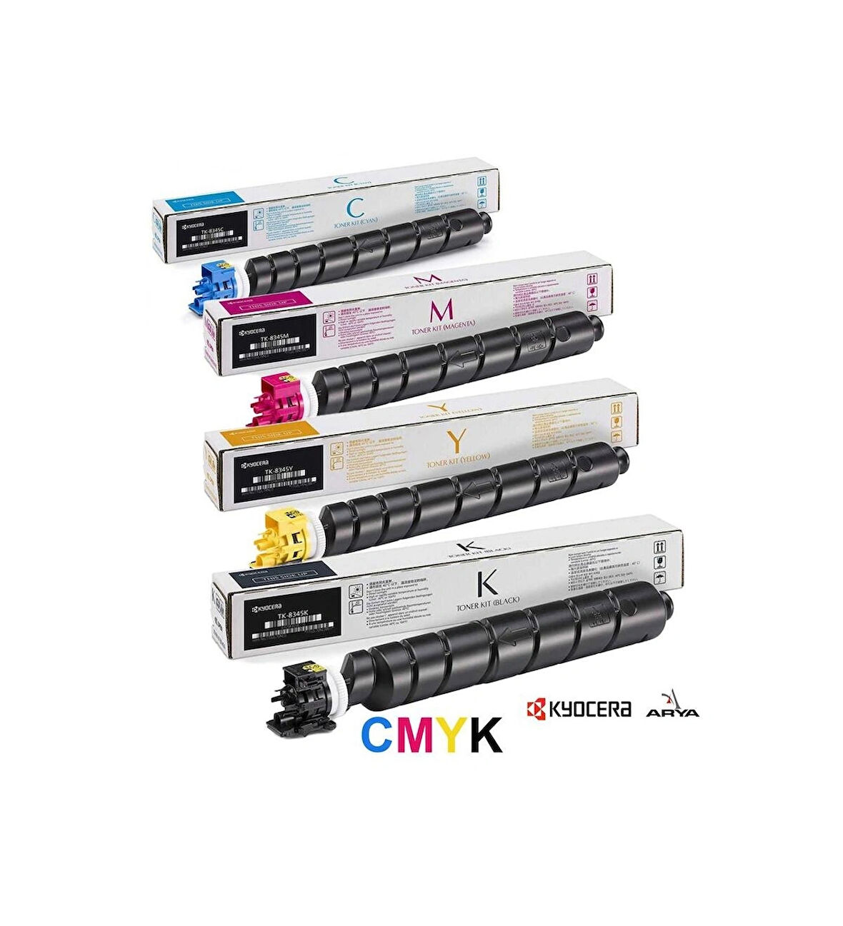 KYOCERA Tk-8365 Orjinal Toner Seti - 4 Renk- Cmyk- Taskalfa 2554ci  Ürün Kodu: kcm8432845