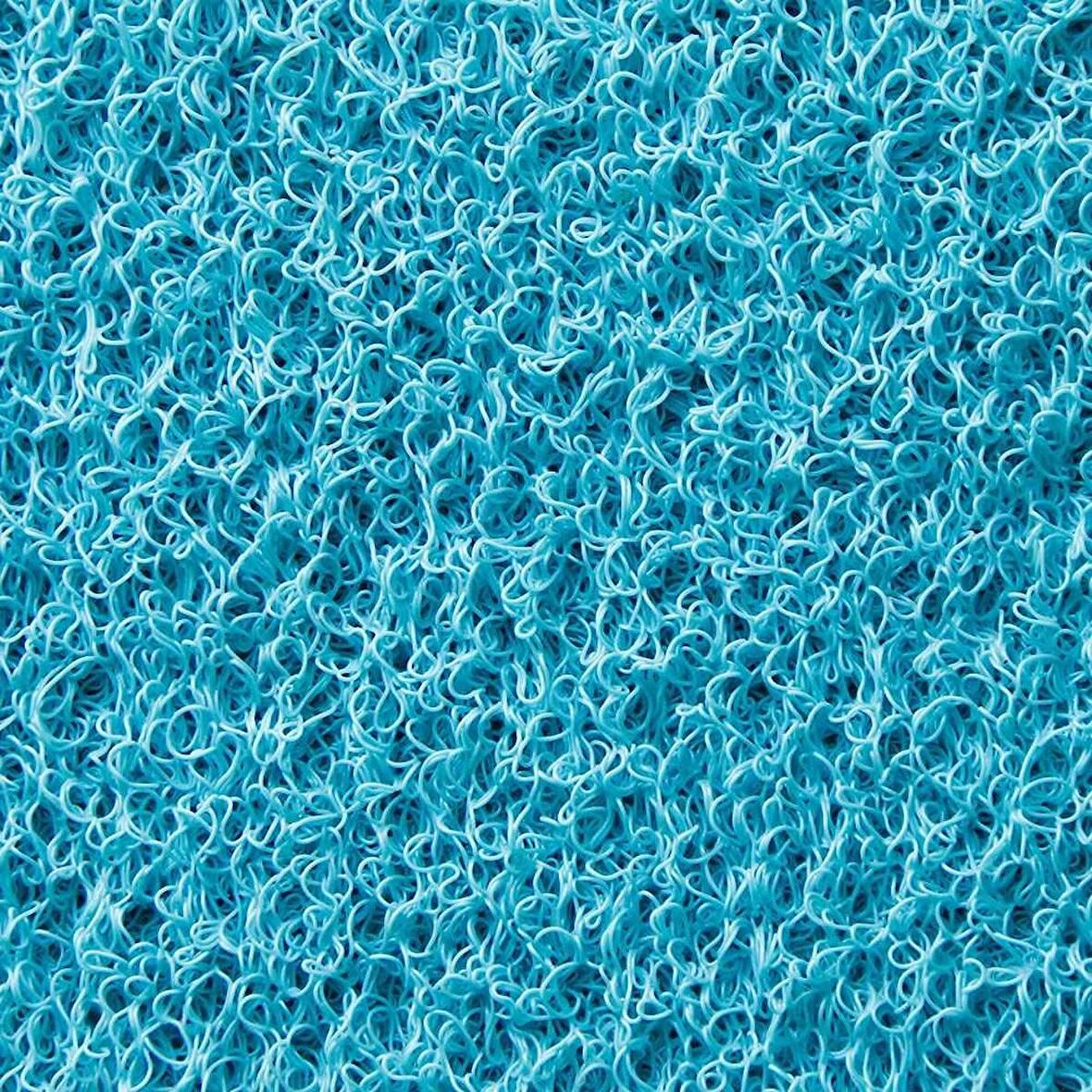 Kıvırcık Kapı Önü Dış Mekan Paspas / Kalınlık : 14 mm. / En : 1.20 M. - Boy : 2 Metre / Turkuaz
