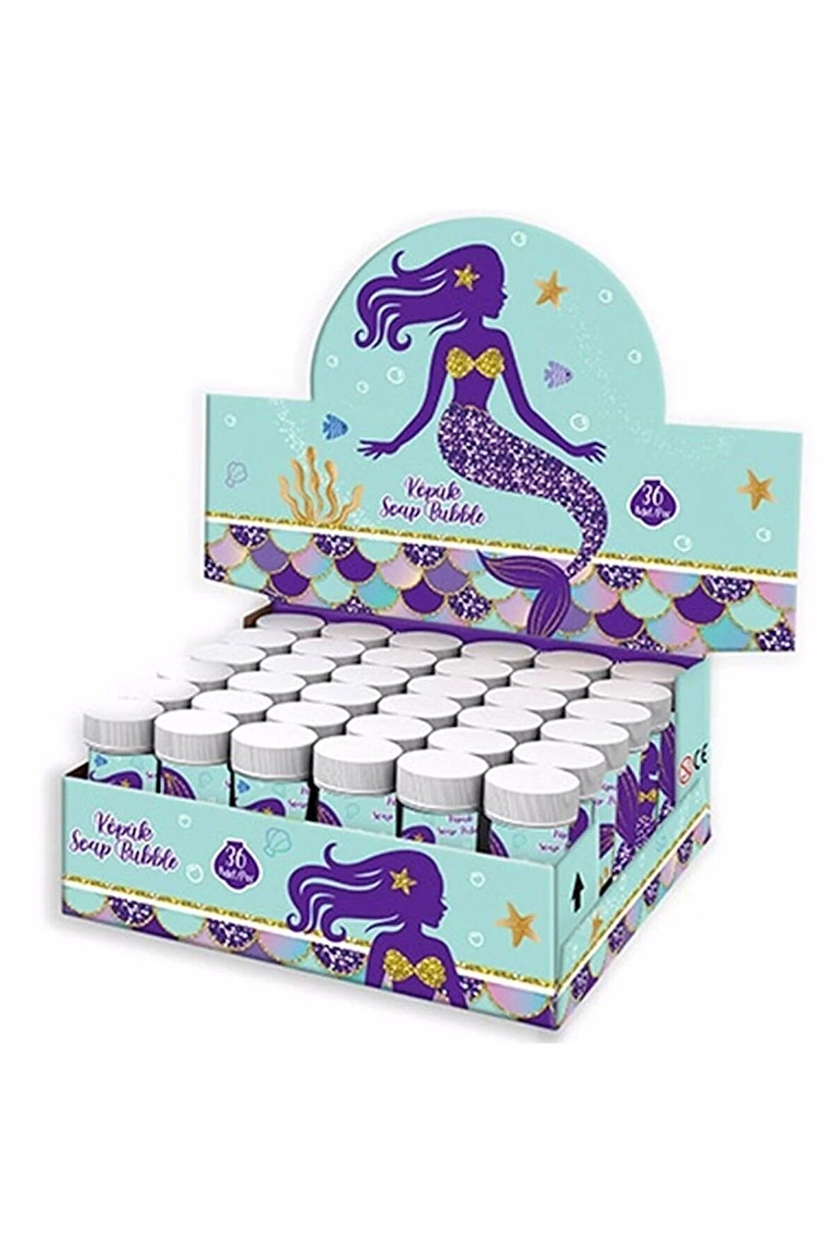 Çıtıpıtıstore Lisanslı Deniz Kızı Köpük Köpük Baloncuk 6 Lı