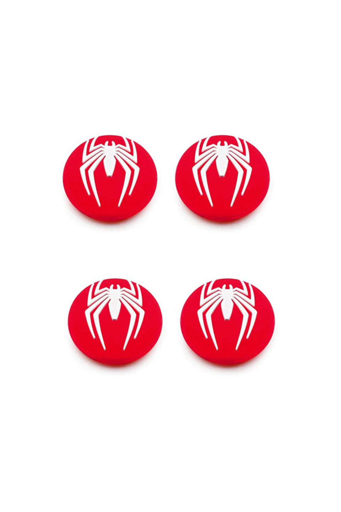 Desenli Ps5/ps4/ps3 Analog Koruyucu Silikon Pad-spider Man
