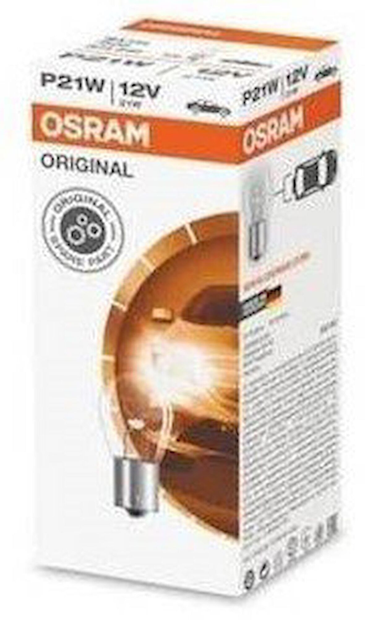 OSRAM P21W 12V 21W 93 TEK DUY 7506 02B