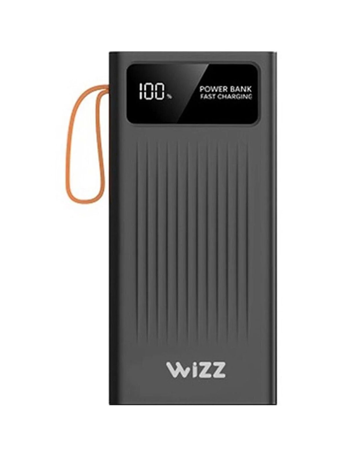 WİZZ WP011S 10.000 mAh Kendinden Dahili Kablolu Dijital Göstergeli Fenerli Powerbank