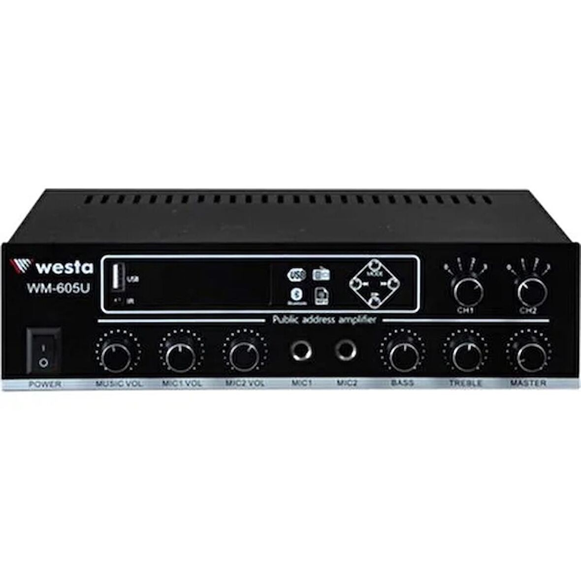 Westa Wm-605U Hat Trafolu 2 Bölgeli 100W Power Mikser