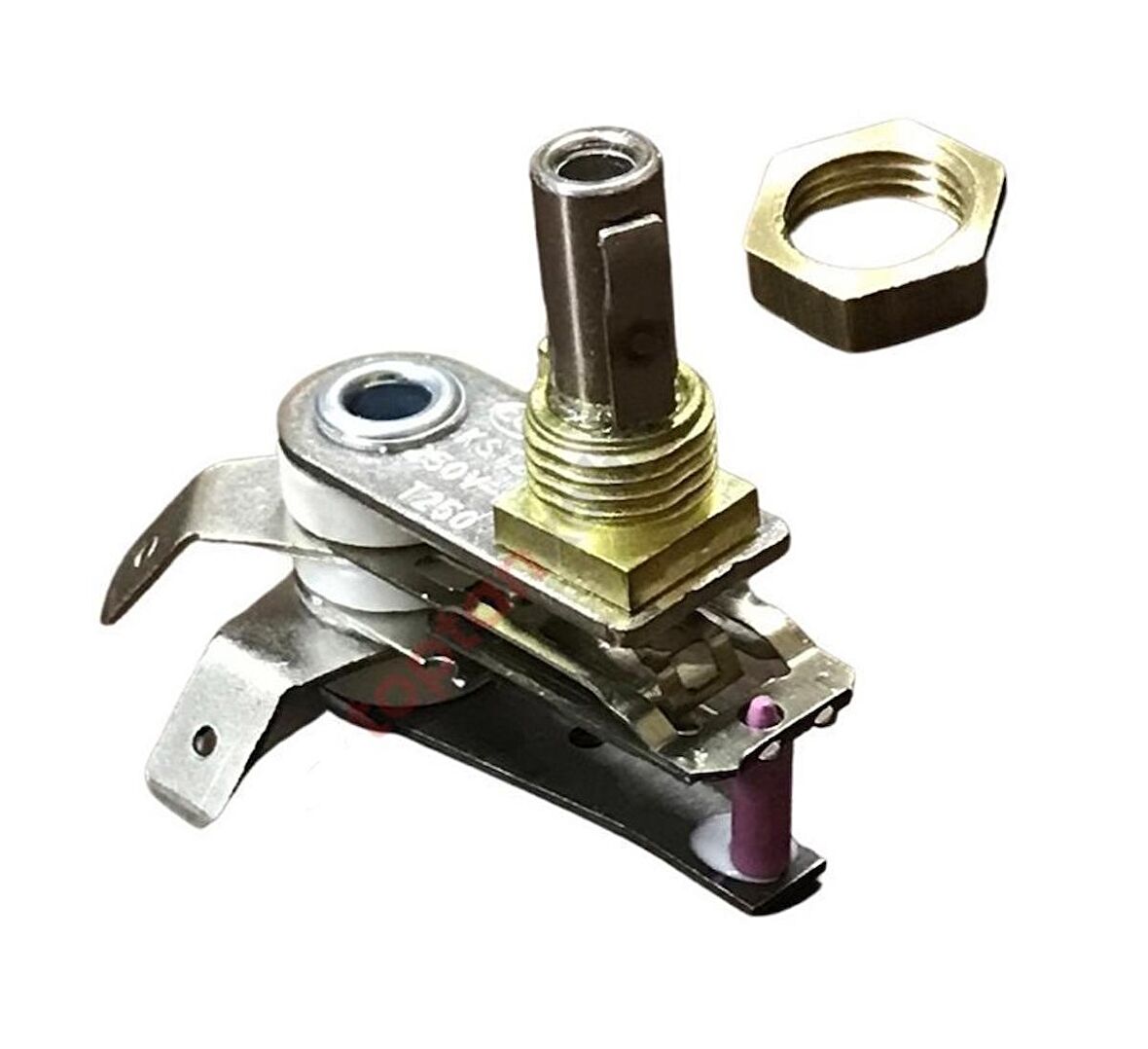 FL-356 Termostat , Felix Çay Robotu Çaycı Termostatı 10 Amper Mil Uzunluğu 1,8 Cm