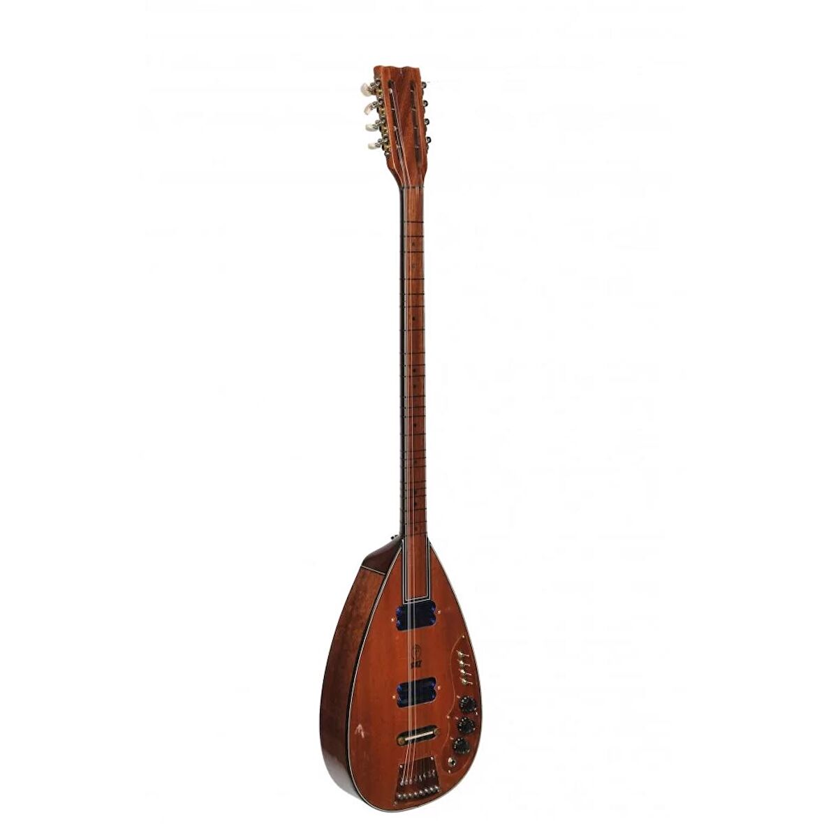 Saz Nk22-g4t Flat Elektro Saz Maun Gitar Burgulu 8telli-4sıra