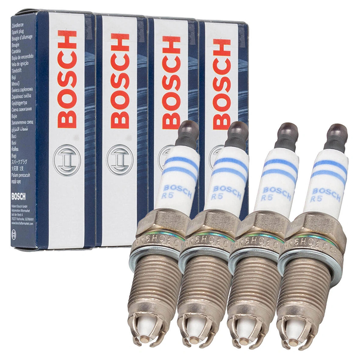 Bosch Volkswagen Golf 5 1.6 FSİ 2004-2009 Ateşleme Buji Takımı 