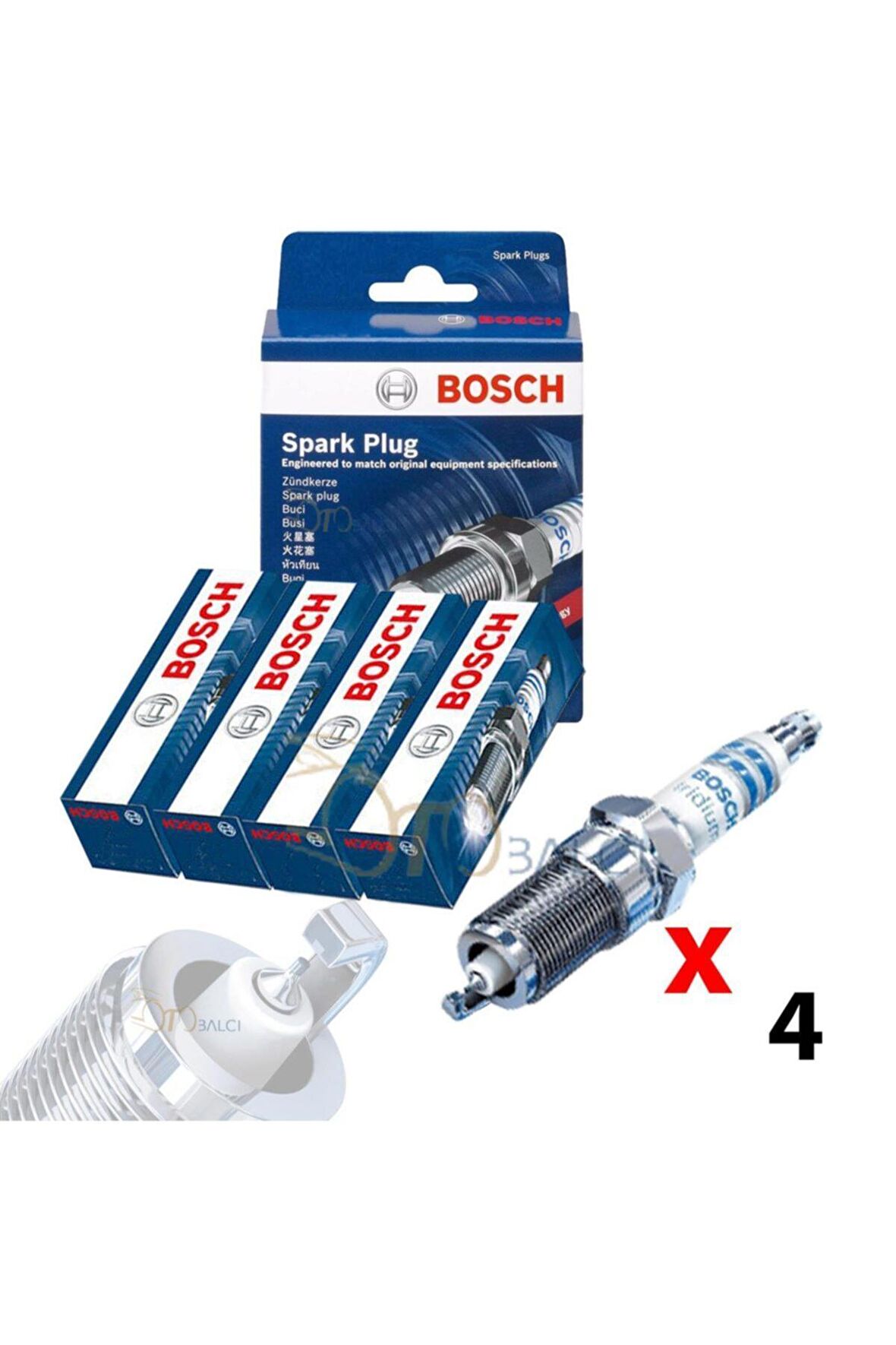 Renault Megane 2 (1.4/1.6) Bosch Iridyum Lpg Buji Takım 2003--200
