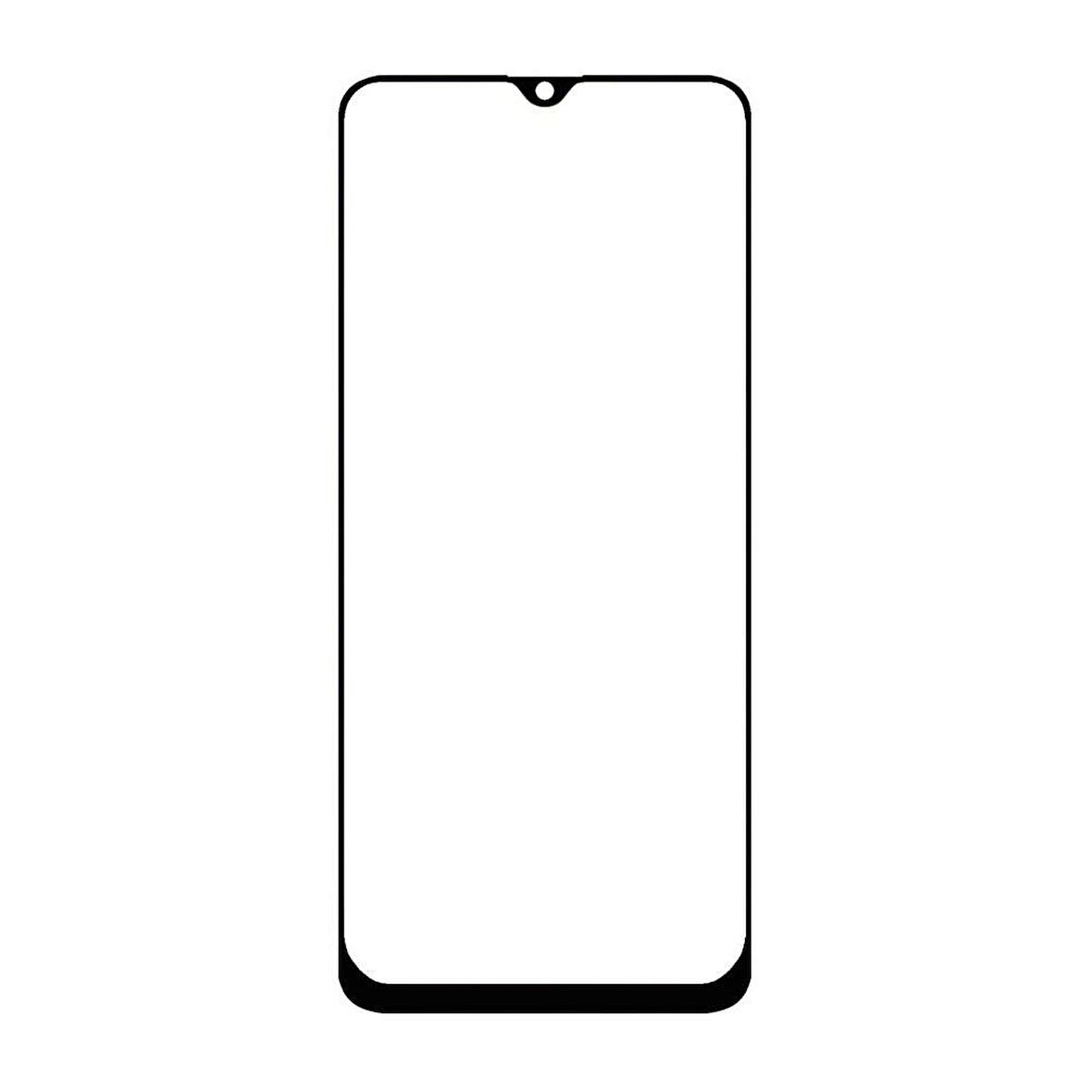 Samsung Galaxy M02S Okalı Dokunmatik Ön Cam - EKRAN DEĞİLDİR