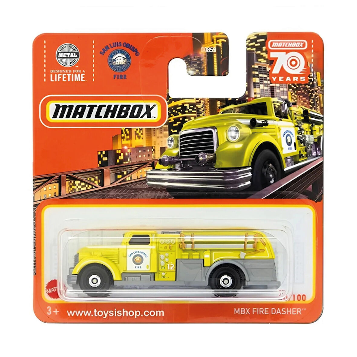 Matchbox 1/64 Ölçek Tekli Regular Arabalar HLD07 MBX Fire Dasher