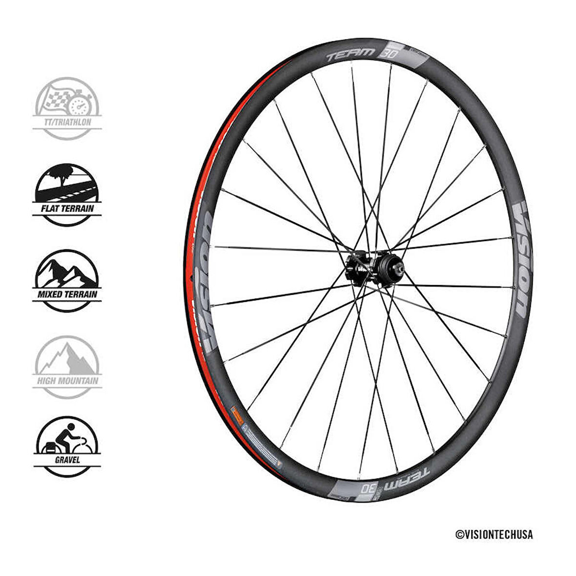 Fsa Vision Team 30 Disc Jant Seti Ön/Arka