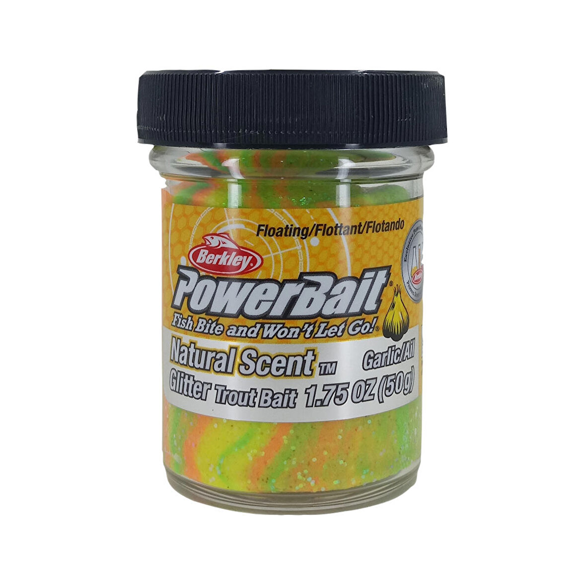 Berkley PowerBait Sarımsaklı Parıltılı Alabalık Yemi Rainbow BGTGRB2 50gr