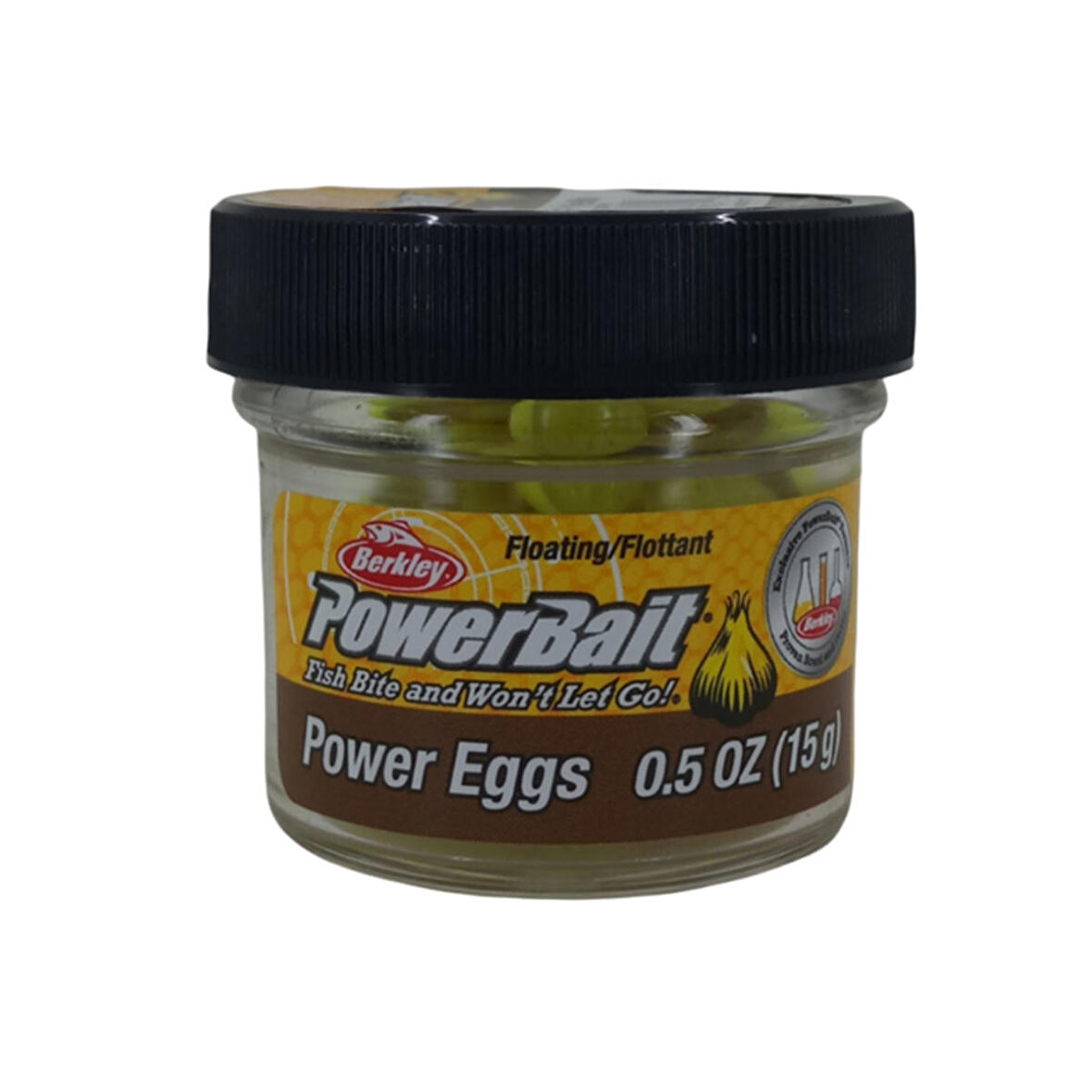 Berkley PowerBait Garlic Scent Power Eggs Sarımsaklı Clr Silver - Fİ Yello 15gr