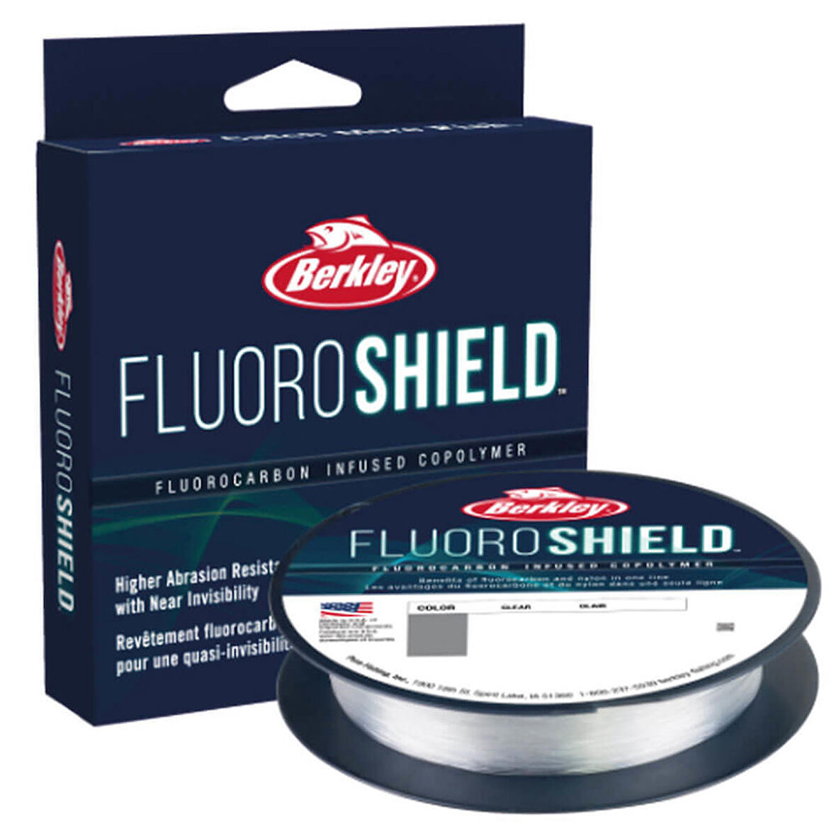 Berkley FluoroShield FluoroCarbon Misina CLEAR 0.35MM - 2743MT - 