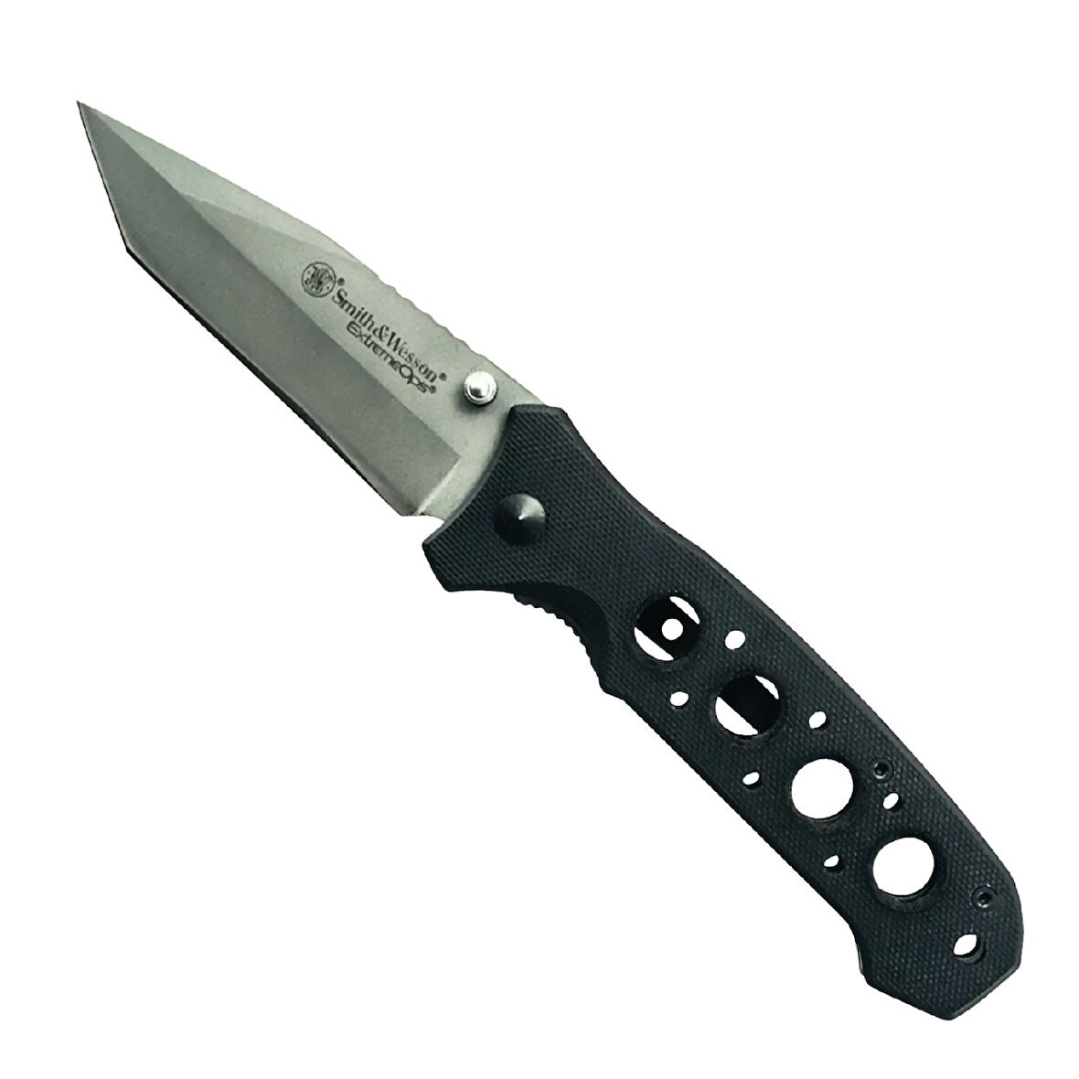Smith & Wesson® Tanto Point Handle Clam Folding Knife - CK13TCP