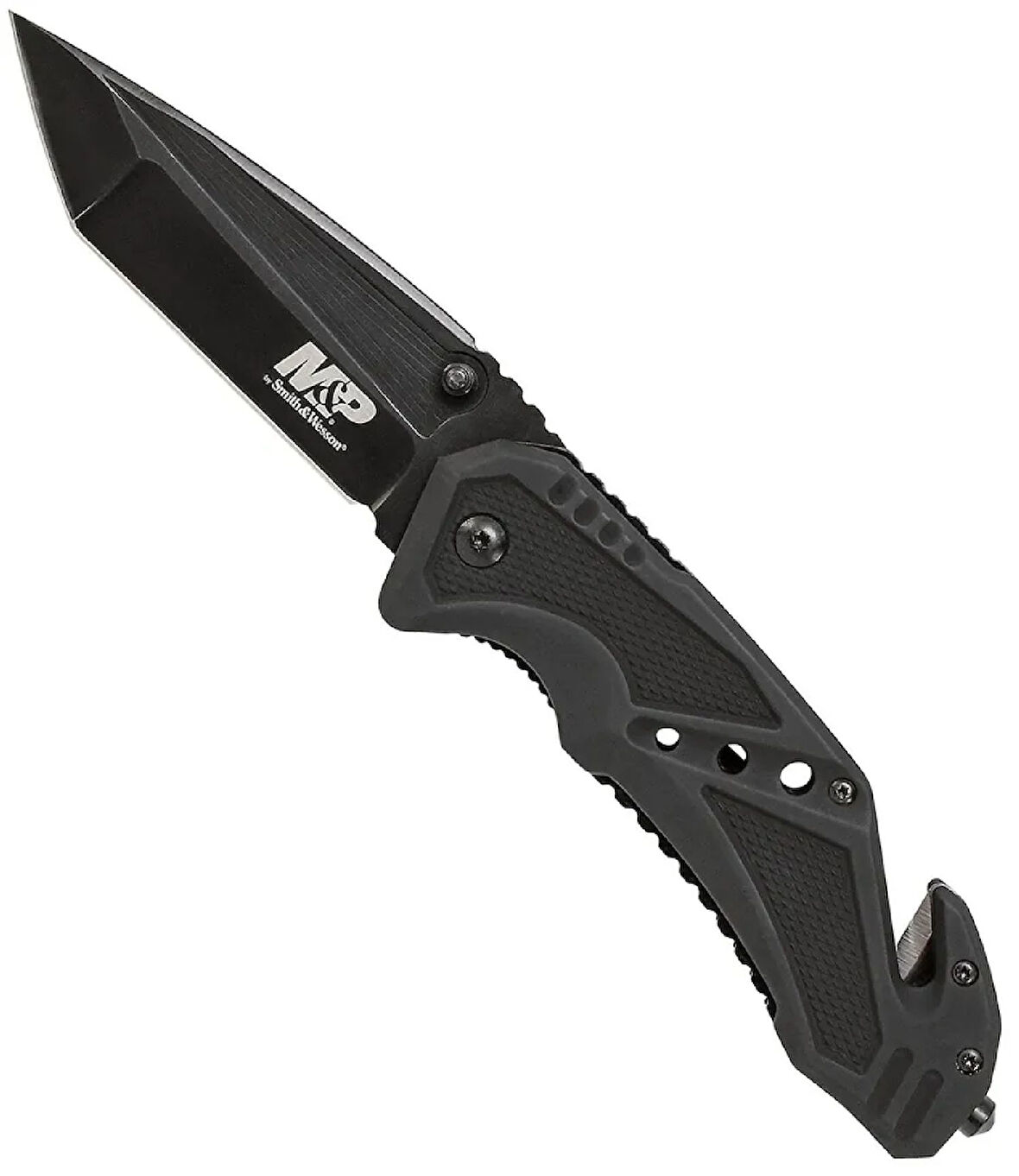 Smith Wesson® M&P® TANTO BLACK Survivor Rescue Knife Carbon Taktik Çakı SWMP11BCP 