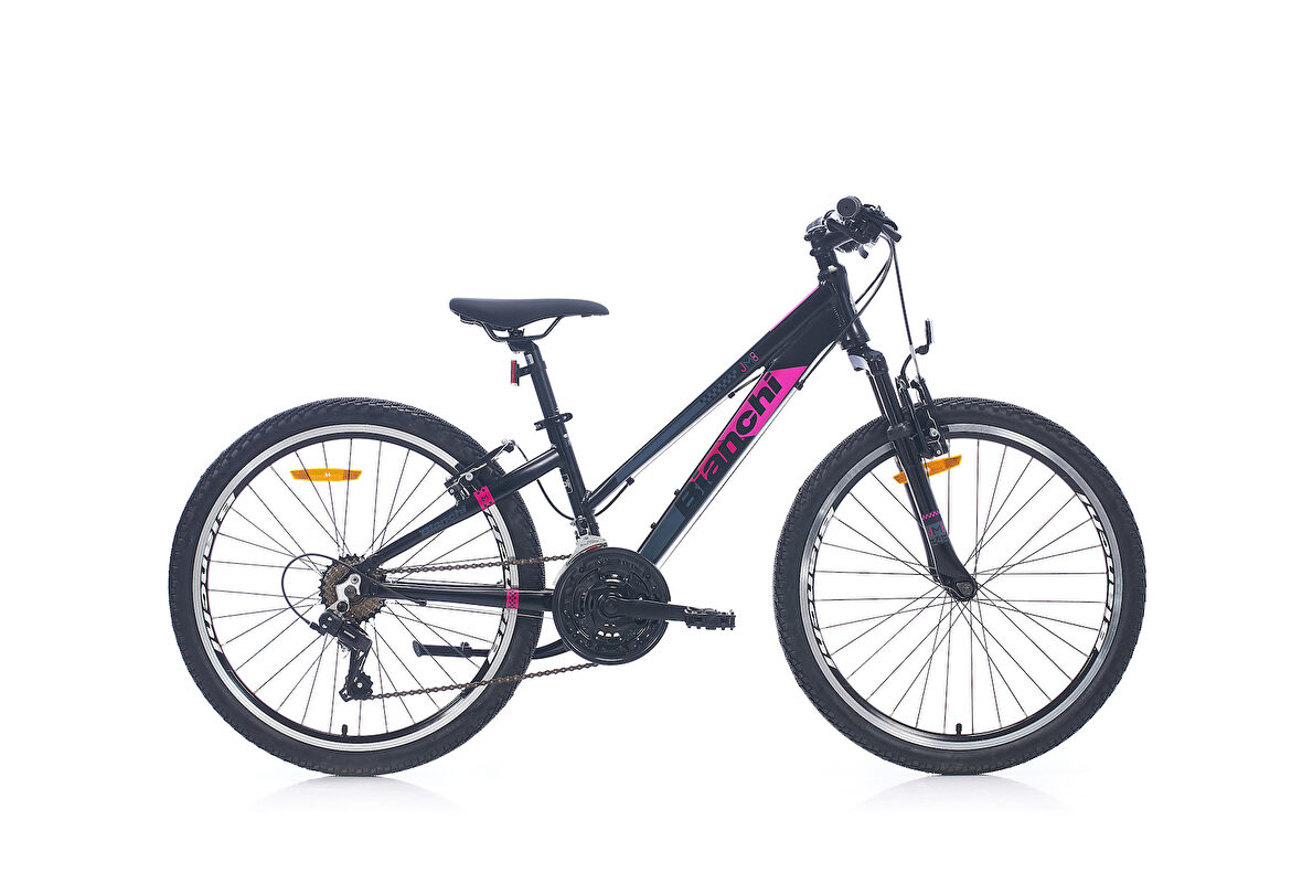 Bianchi JM00243 24 Jant V Fren Dağ Bisikleti (Siyah Eflatun)