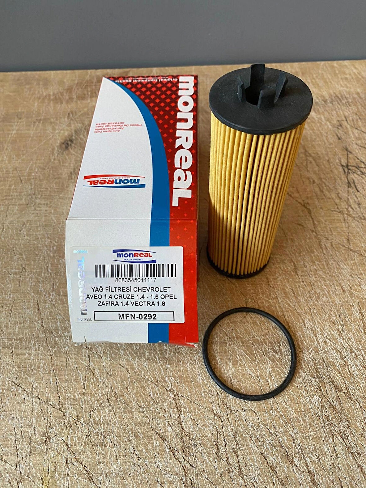 Monreal MFN-0292 Yağ Filtresi AVEO 1.4 CRUZE 1.4-1.6 ZAFIRA 1.4 VECTRA 1.6 İnsignia A-B 55589295 B16 Motor