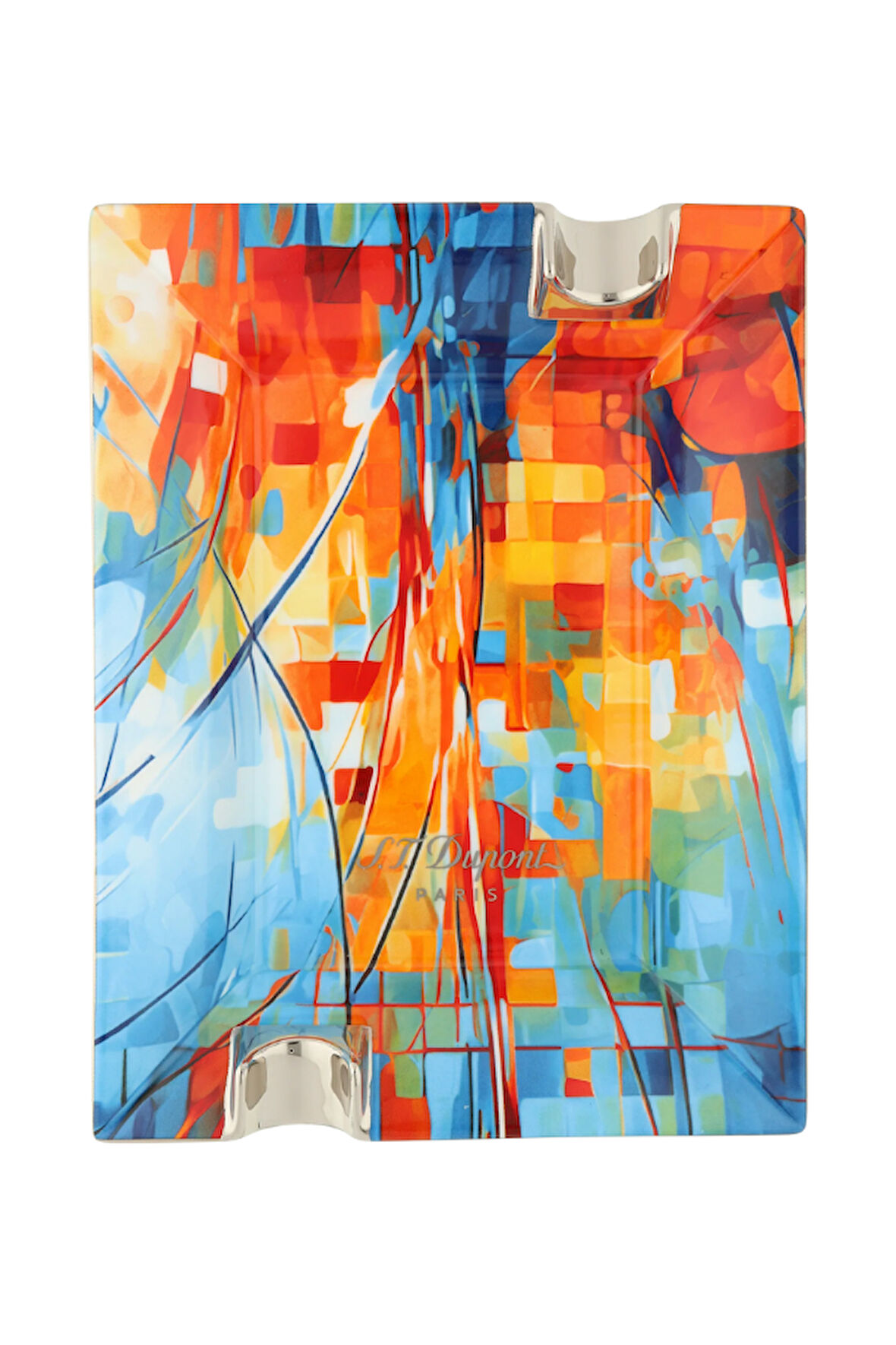 S.T. Dupont Graff'ty Çok Renkli İkili Puro Küllüğü 6424