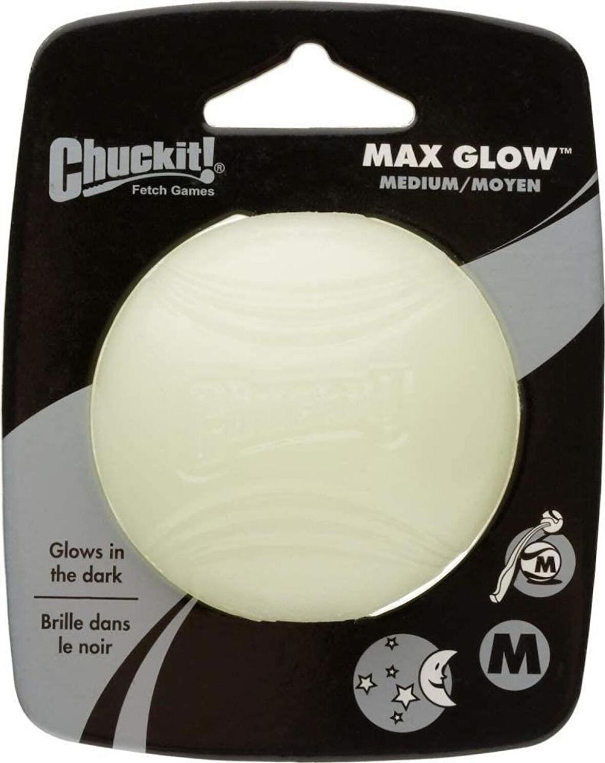 Chuckit Max Glow Gece Parlayan Köpek Oyun Topu (Büyük Boy)