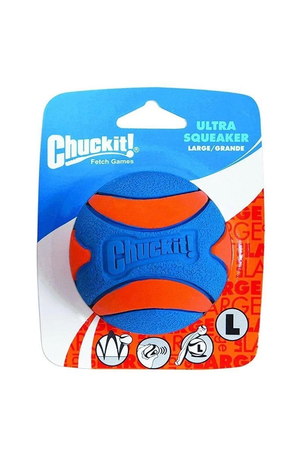 Chuckit! Utra Squeaker Sesli Köpek Oyun Topu (Büyük Boy)