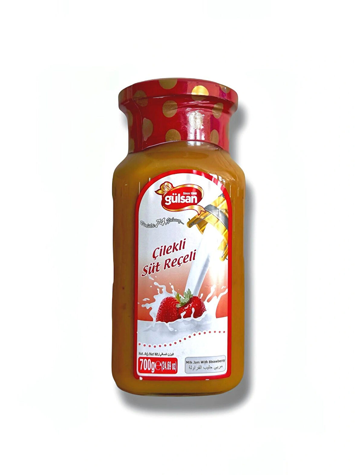 Çilekli Süt Reçeli 700 gr.