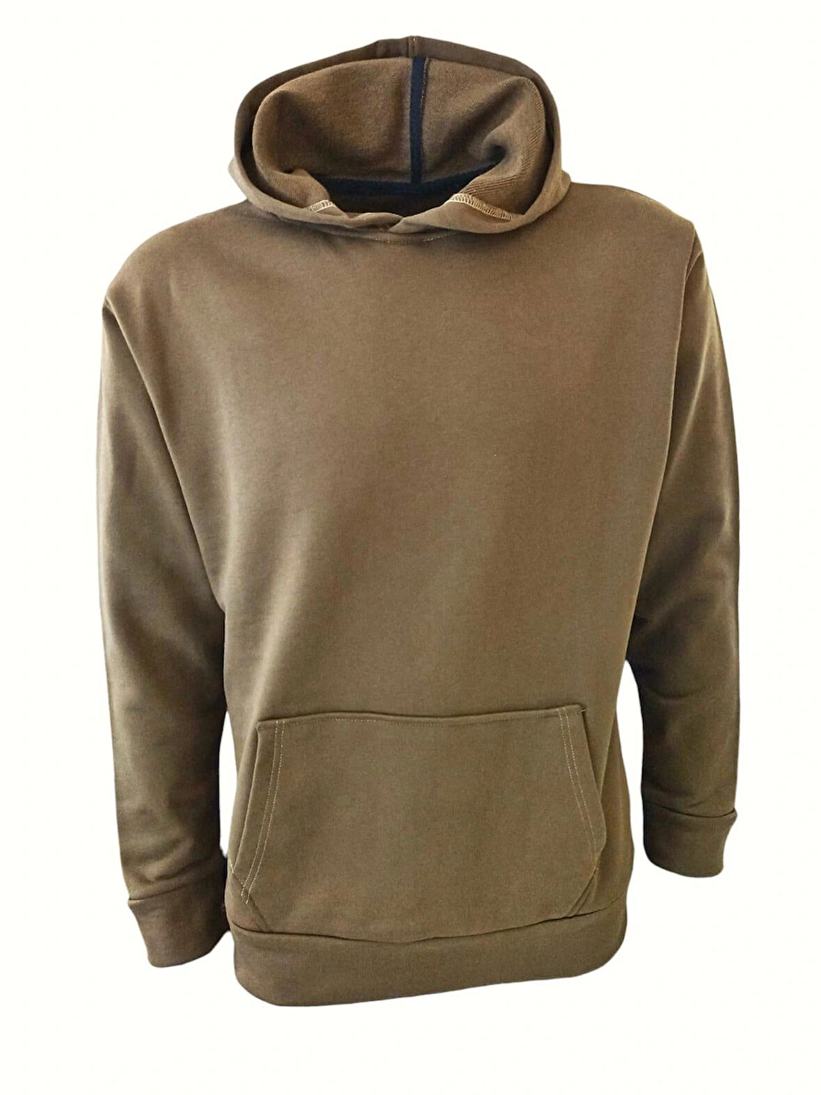 Kapüşonlu Sweatshirt - Kahve Rengi