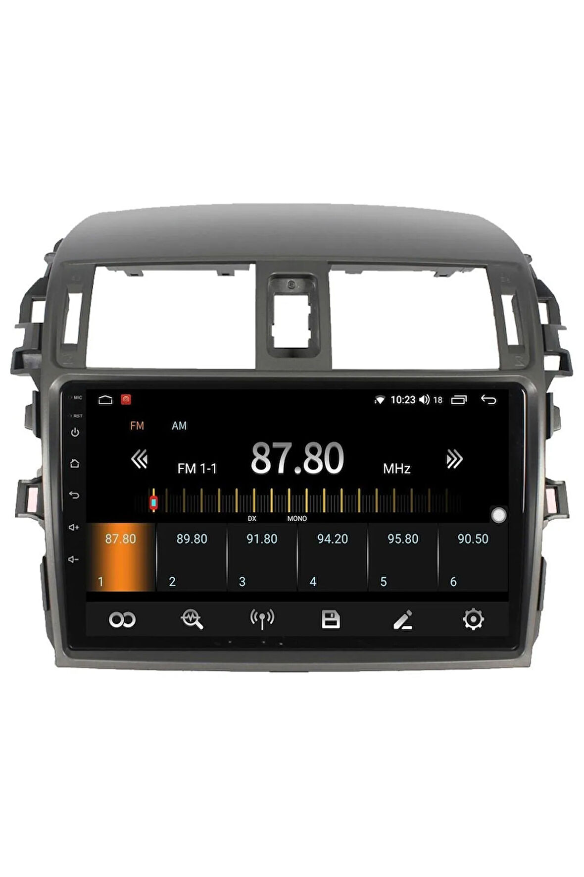 TOYOTA COROLLA ANDROİD 10 MULTİMEDYA CARPLAY 2GB RAM + 32GB HDD NAVİGASYON EKRAN