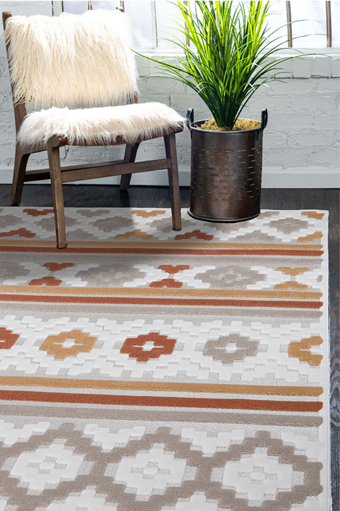 Alpina Home Dolce Sisal Krem Yumuşak Doku Salon Oturma Odası Mutfak Çocuk Odası Halısı