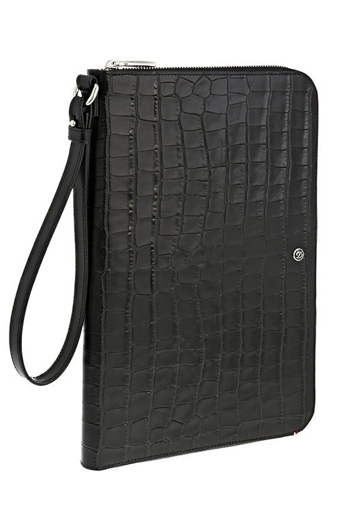 S.T. Dupont Line D Croco Dandy Siyah Deri Çanta(Slim) 181061