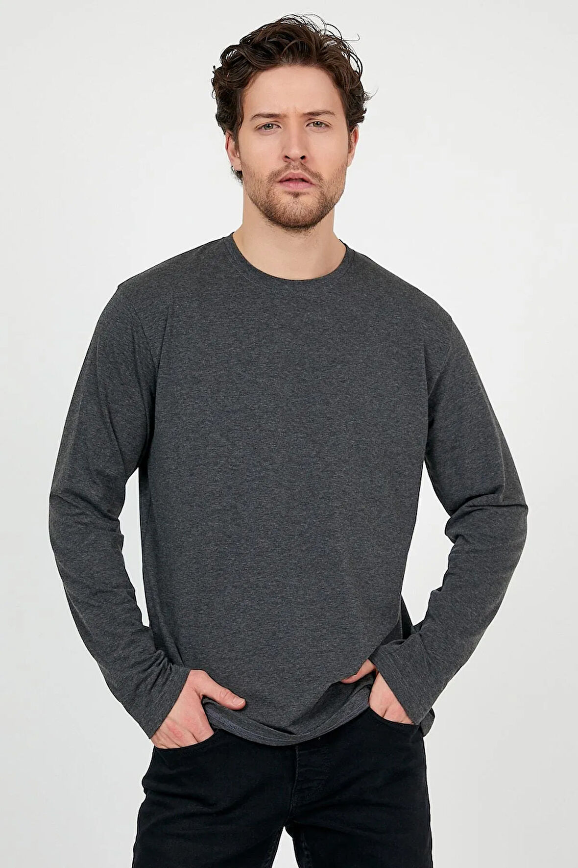 Uzun Kollu Basic T-shirt