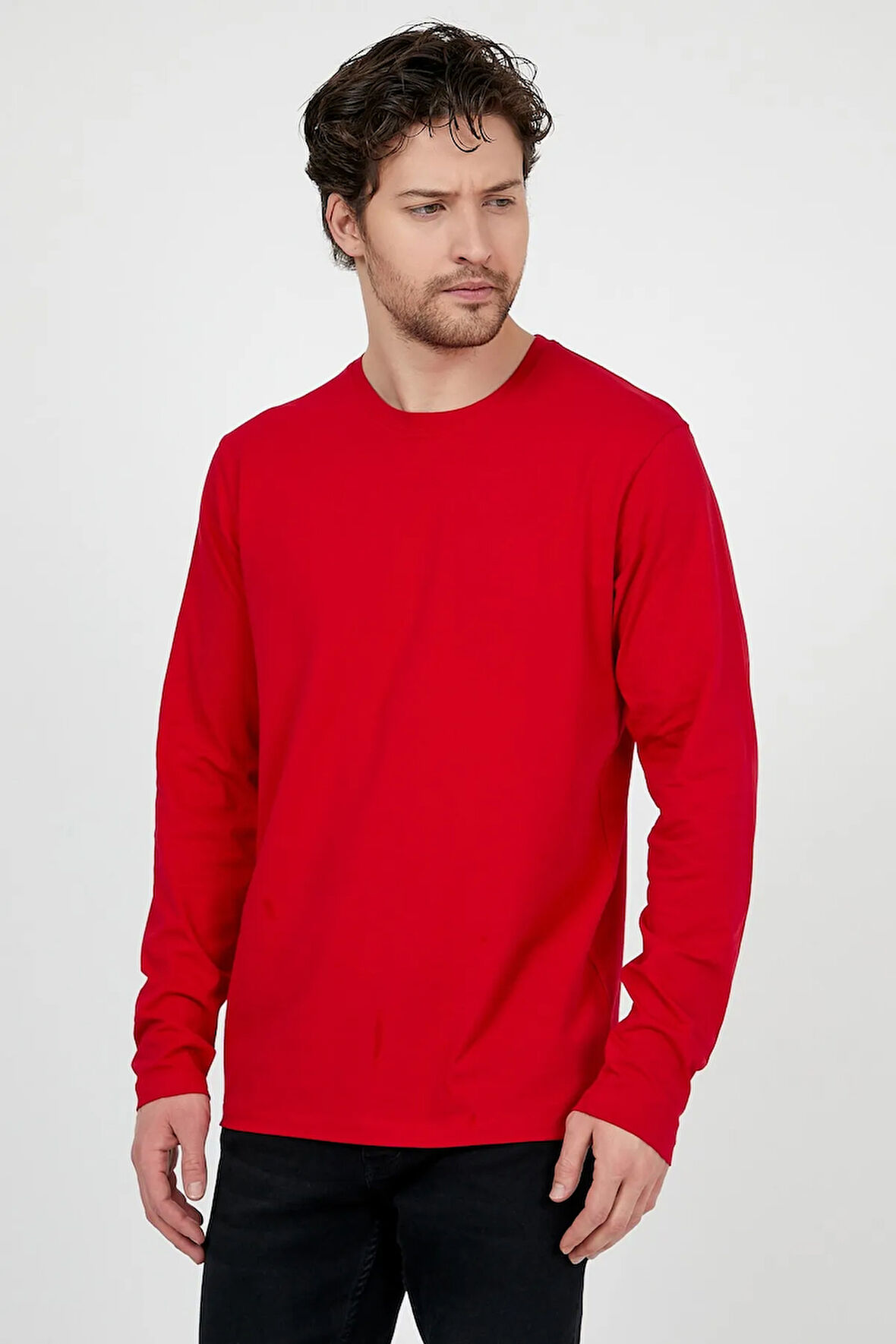 Uzun Kollu Basic T-shirt