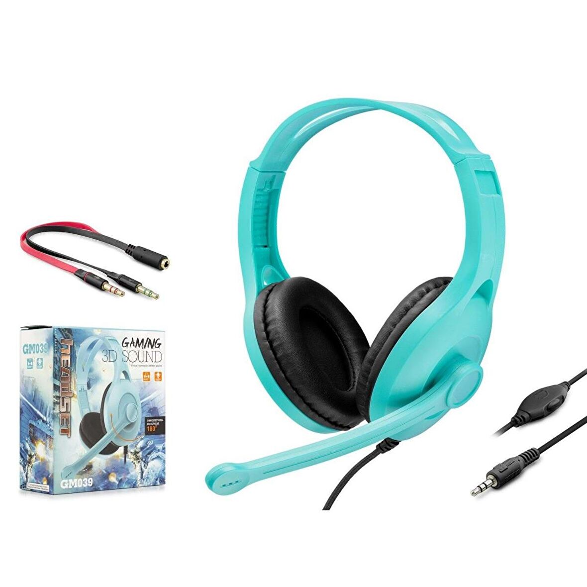 PC OYUN KULAKLIK MİKROFONLU ESCOM GM-039