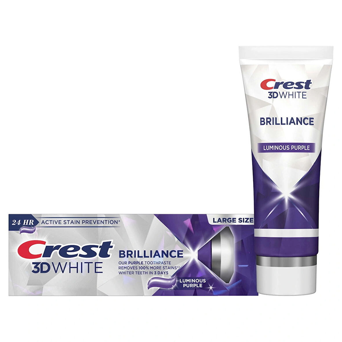 Crest 3D White Brilliance Luminous Purple Diş Beyazlatıcı Diş Macunu 130 gr