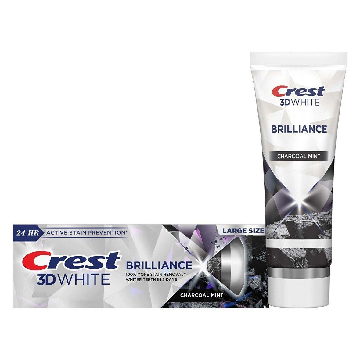 Crest 3D White Brilliance Charcoal Diş Beyazlatıcı Diş Macunu 130 gr