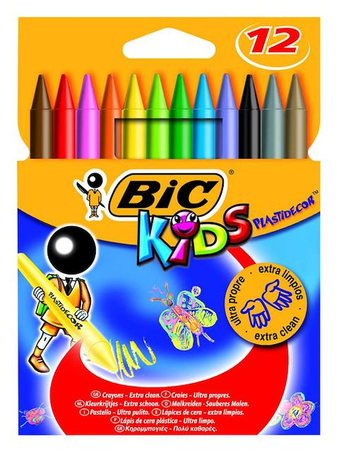 BIC PASTEL BOYA PLASTIDECOR 12 Lİ 920299-945764