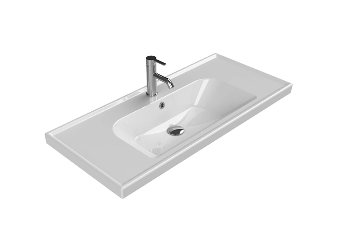 TURKUAZ Frame Etajerli Lavabo  100x45 cm 