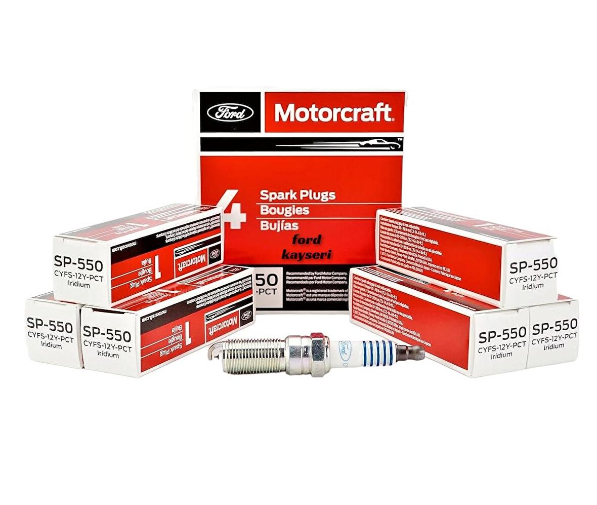 6x Ford Mustang Buji İridyum V6 Silindir SP-550 Motorcraft Japan 6 Adet