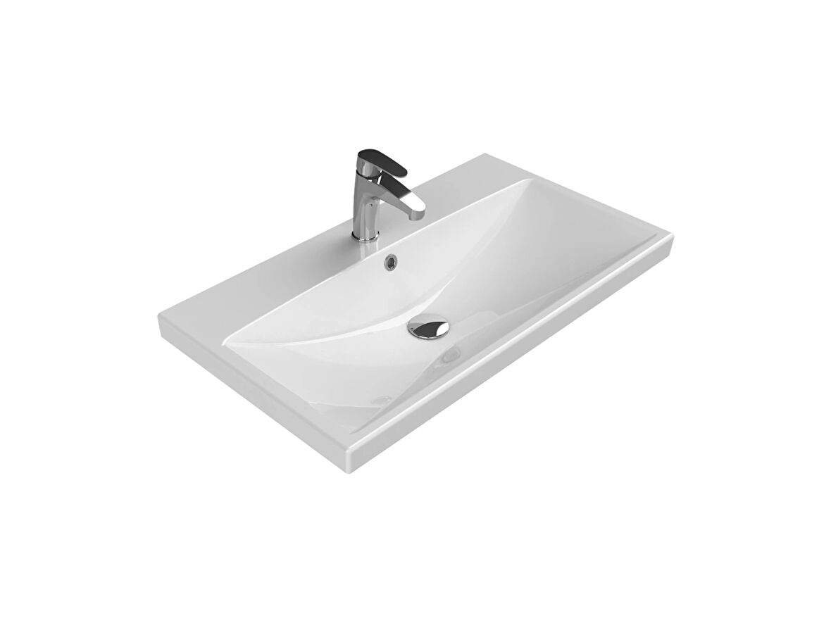 TURKUAZ Elite Etajerli Lavabo 60x45 cm