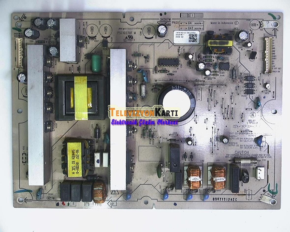 PSC10270F M, G4, 3H267W-1, 147416212, 1-474-162-12, SONY Power board
