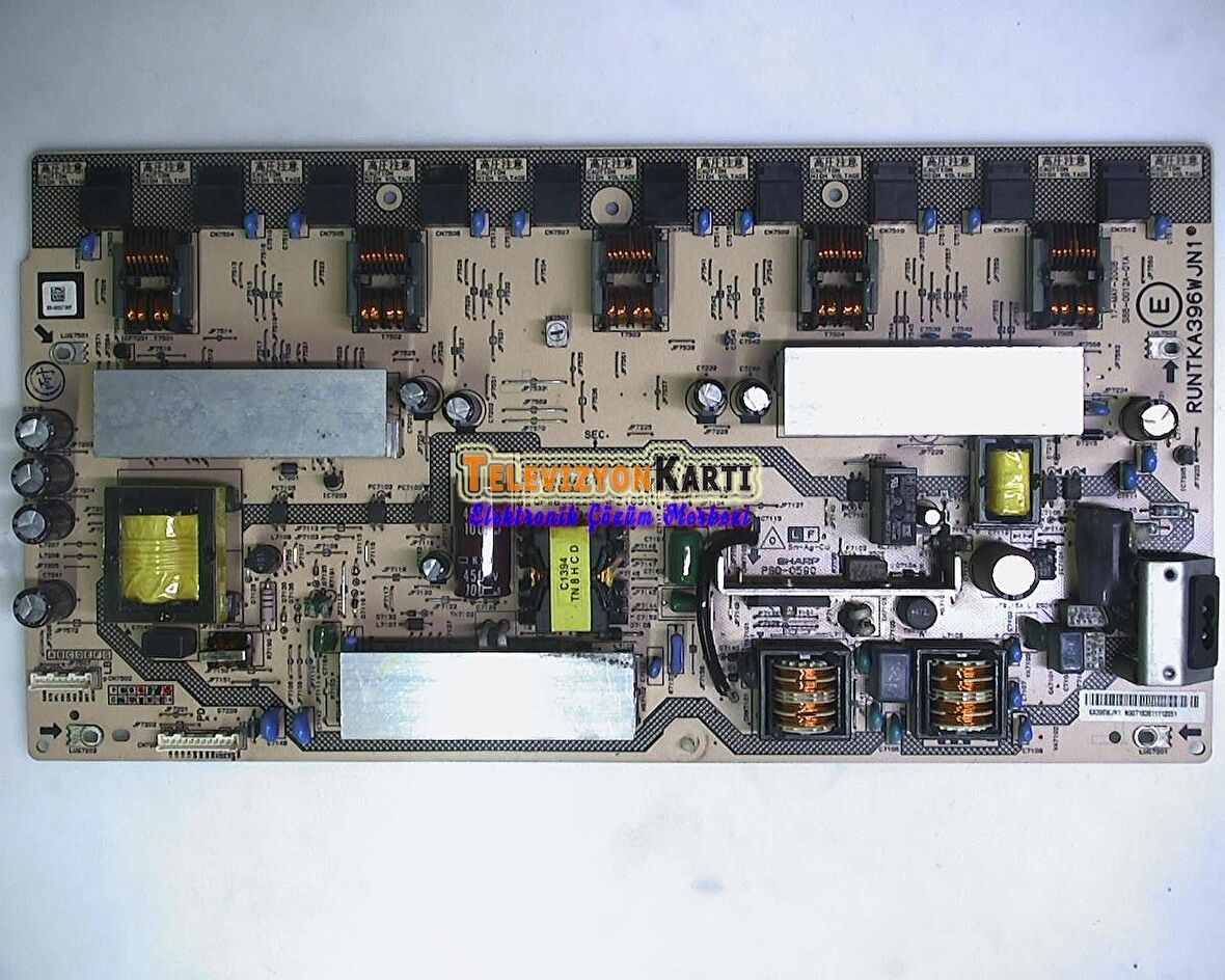 SHARP LC-32D44-EBK PSUINV RUNTKA396WJN1 QPWBS0225SNPZ POWER Board