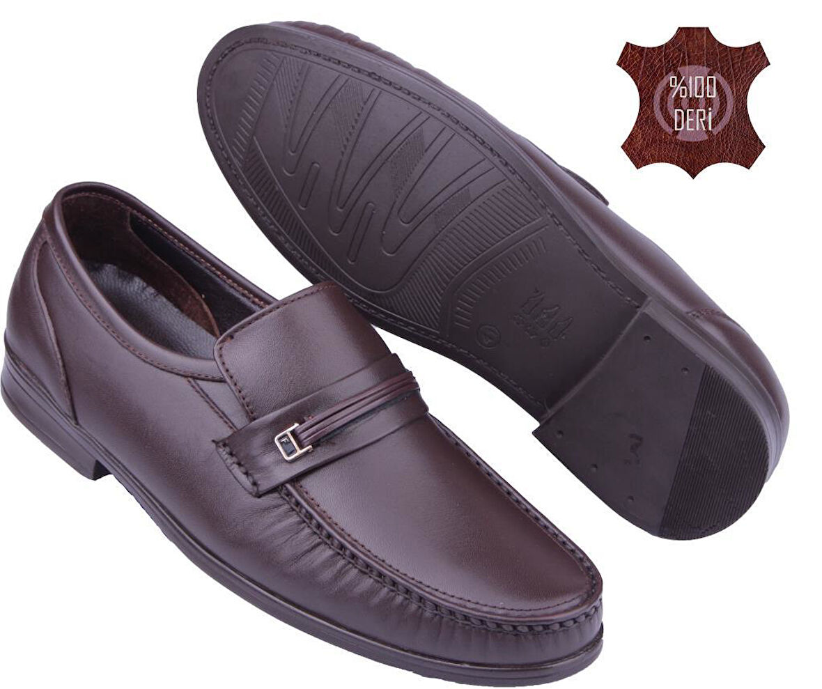 Detector İç Dış Hakiki Deri Günlük Ortopedik Erkek Ayakkabı-(Detector Men's Daily Orthopedic Shoes with Genuine Leather) DTC0333